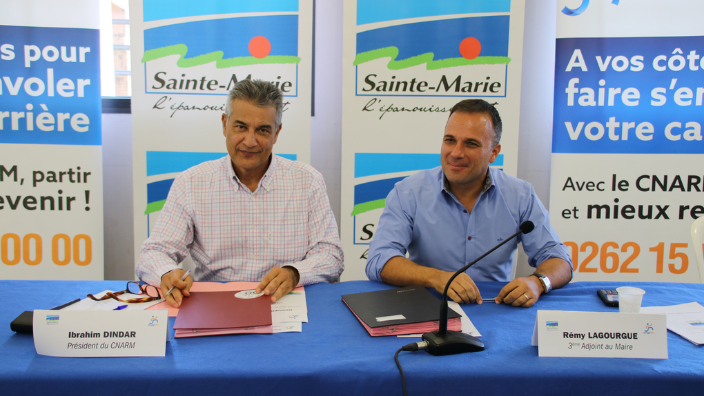 Emploi: Une convention signée entre la commune de Ste-Marie et le CNARM