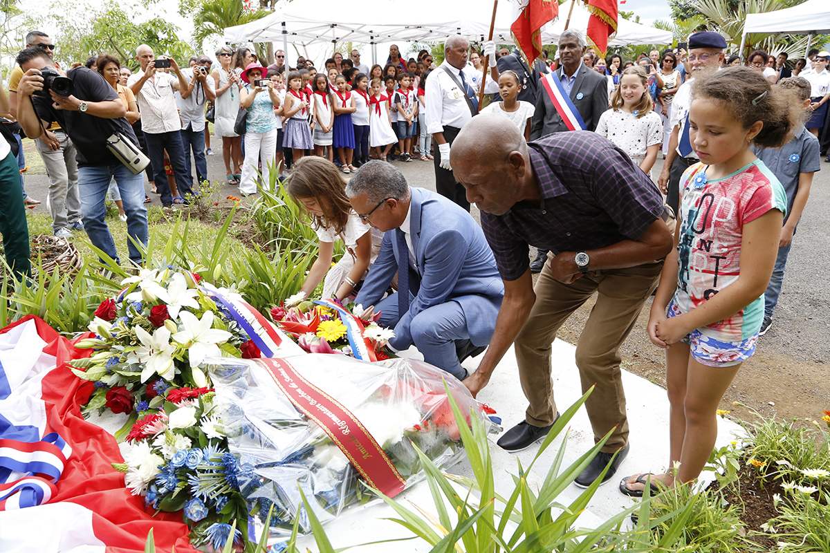 La mémoire des 19 victimes de la Grande Guerre du quartier de Bois de Nèfles Saint-Paul, réhabilitée