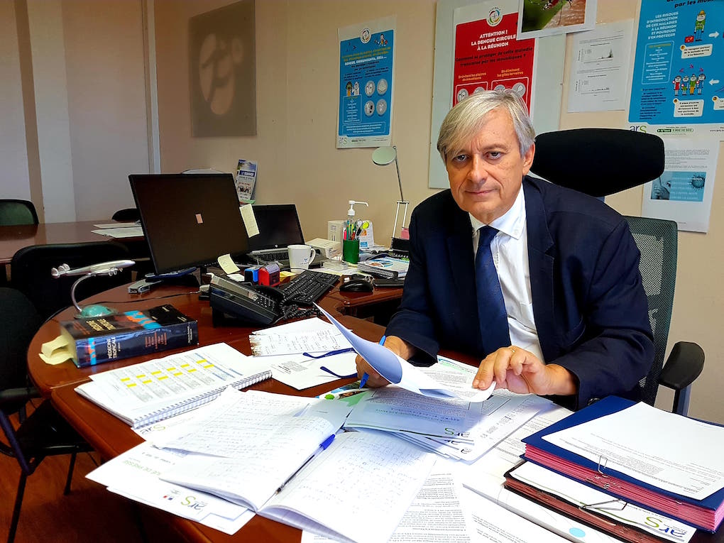 Dr François Chieze, directeur de la Veille et Sécurité Sanitaire et de la Coopération internationale de l'ARS-OI