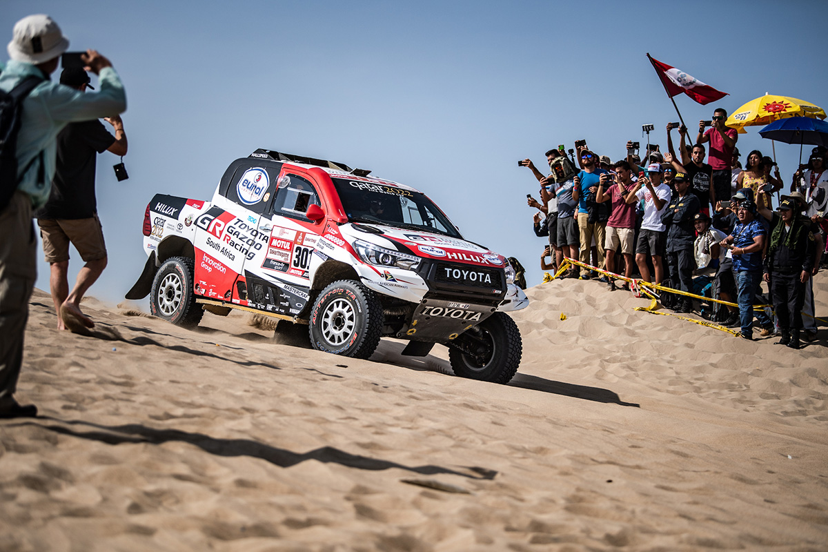 Dakar : première victoire pour le Toyota Hi-Lux !