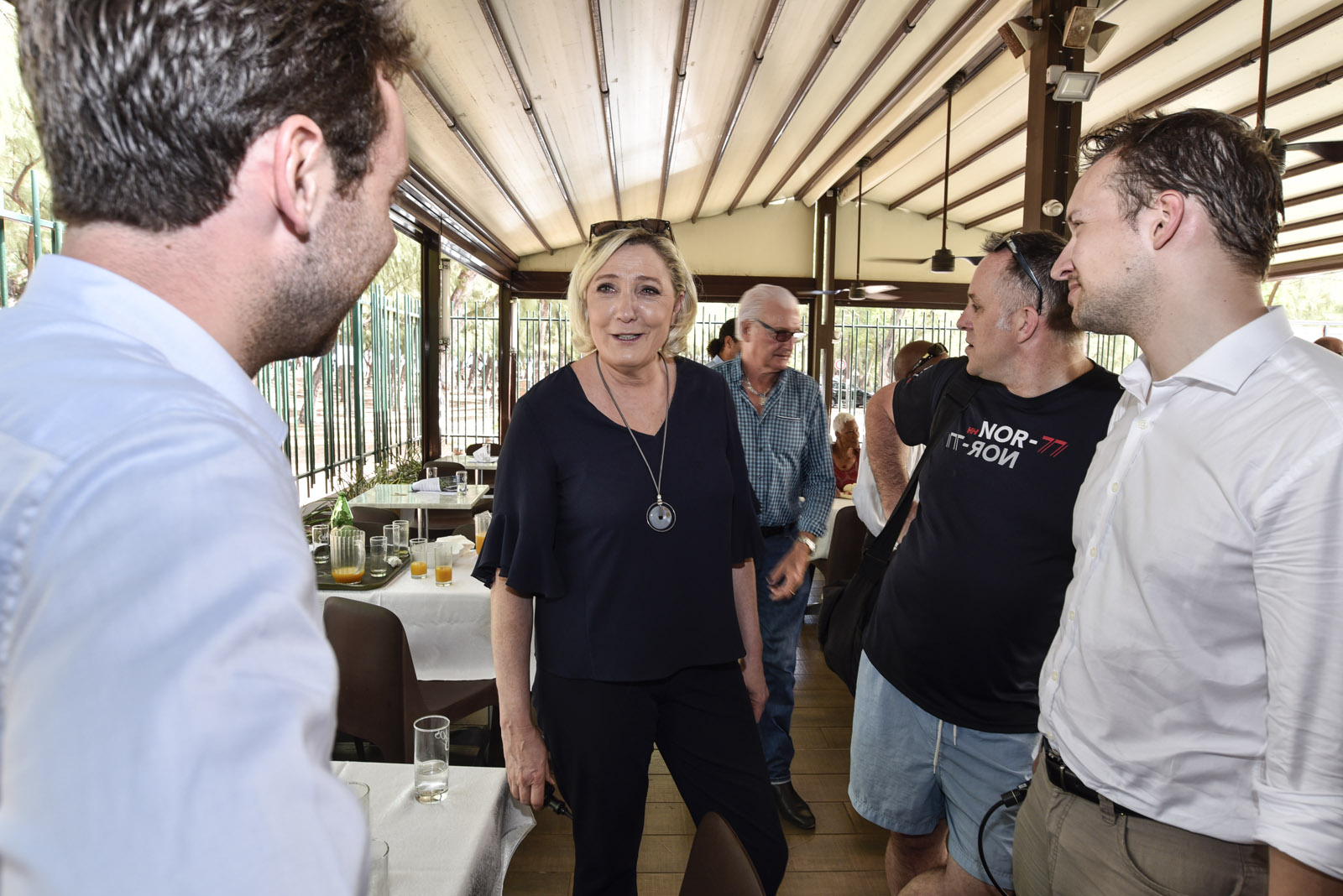 📷 1er jour de visite pour Marine Le Pen 