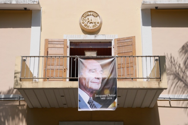 Saint-Paul rend hommage à Jacques Chirac
