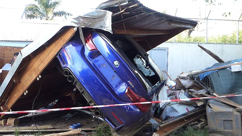 📷 Le Tampon: La SPA victime d'une perte de contrôle d'un véhicule du rallye