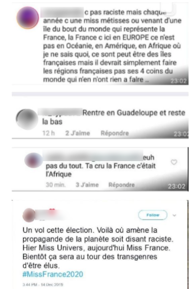 Miss France essuie une pluie de commentaires racistes