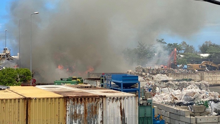 Incendie à Cycléa : Les usagers priés de ne pas apporter leurs déchets encombrants