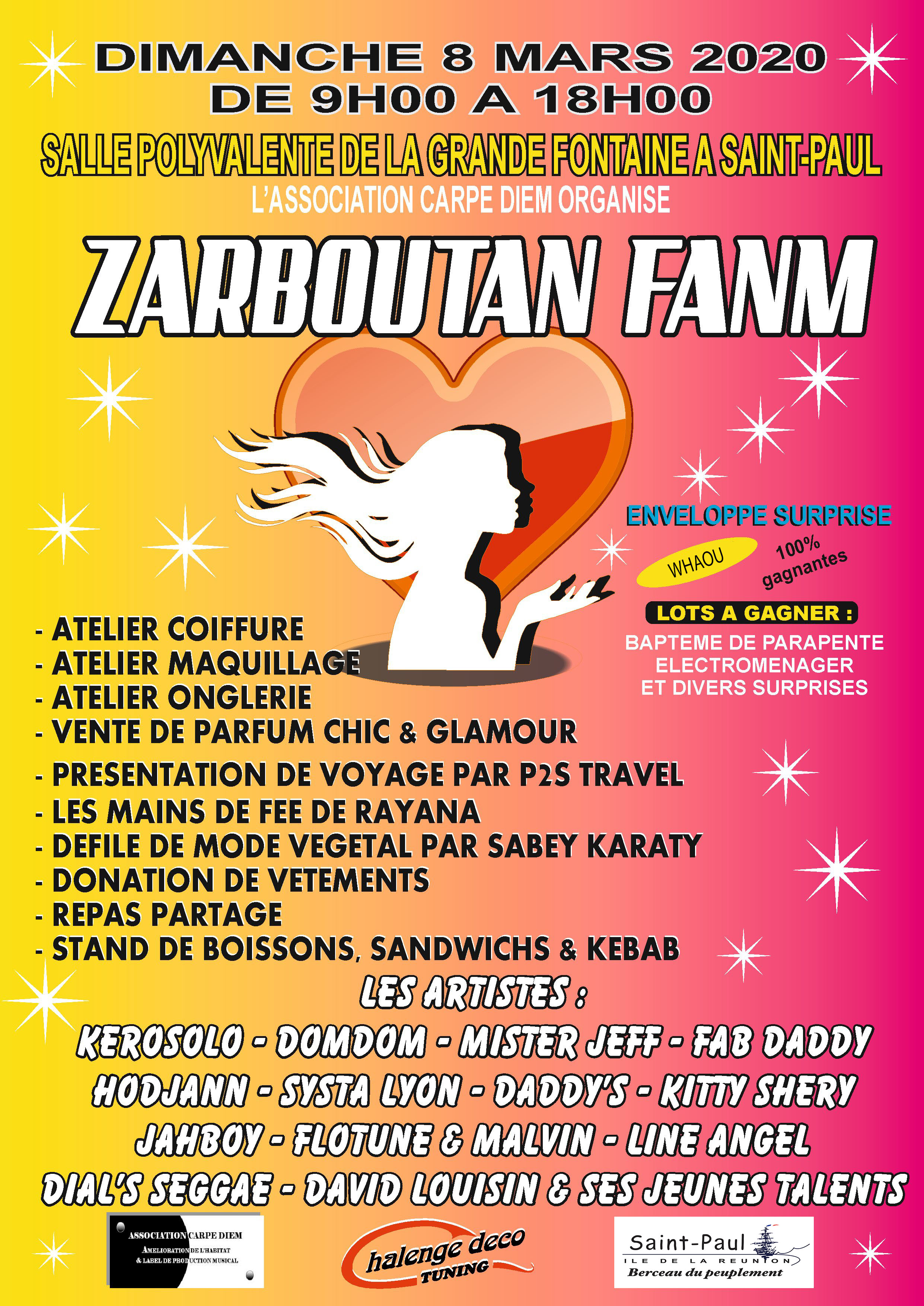 “Zarboutan Fanm”, une journée dédiée à la Femme