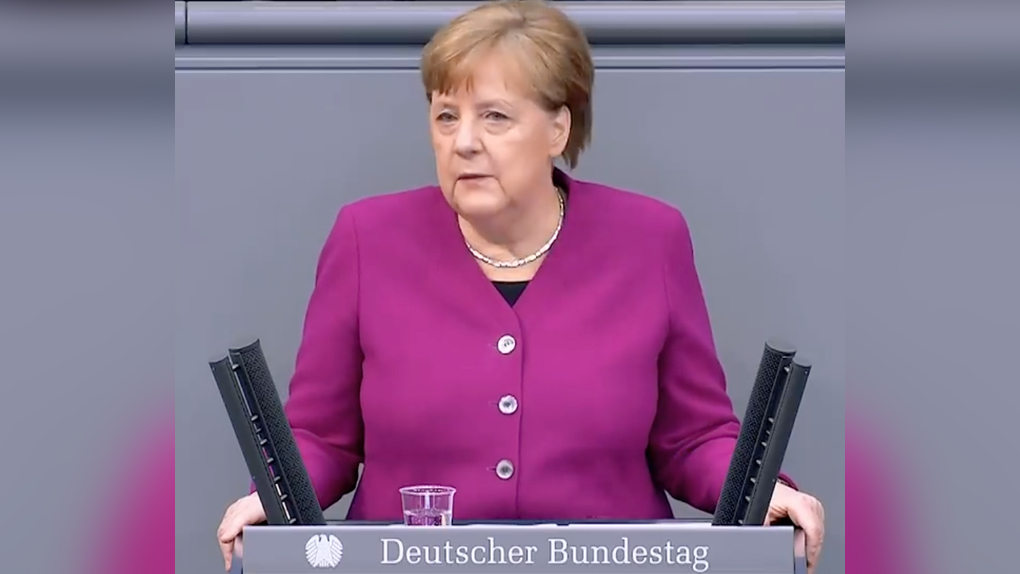 Budget de l'UE: L'Allemagne prête à une contribution plus importante assure Angela Merkel en raison du covid-19