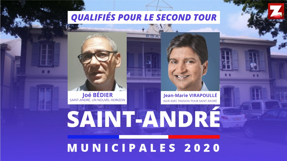 A Saint-André, Joé Bédier repart sans l'aide de Fruteau face à Jean-Marie Virapoullé