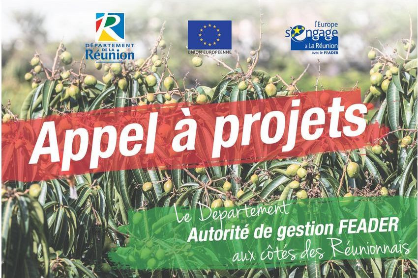 APPEL A PROJET : Dans le cadre du Programme de développement Rural de la Réunion 2014-2020