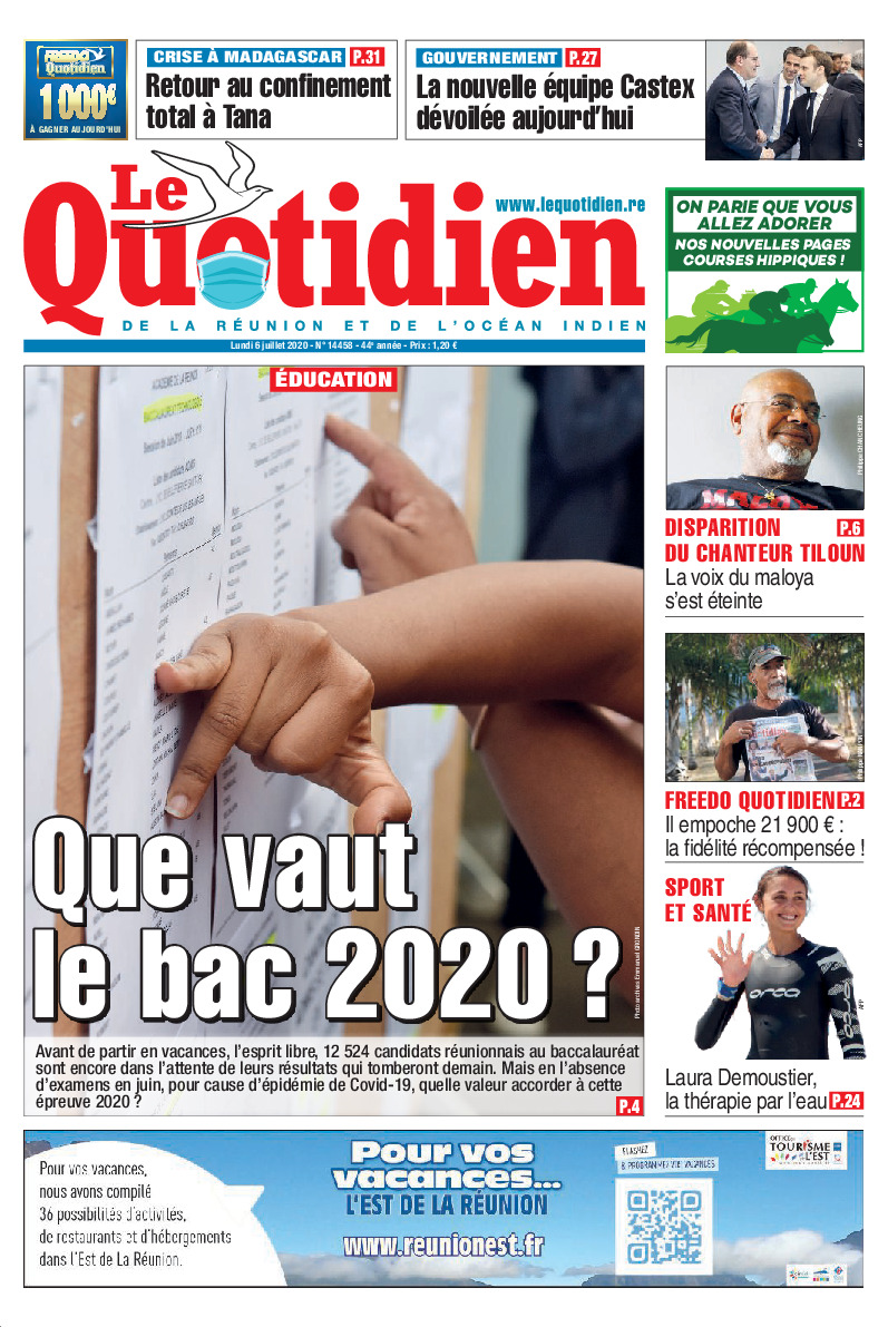 Revue de Presse - Lundi 6 juillet 2020