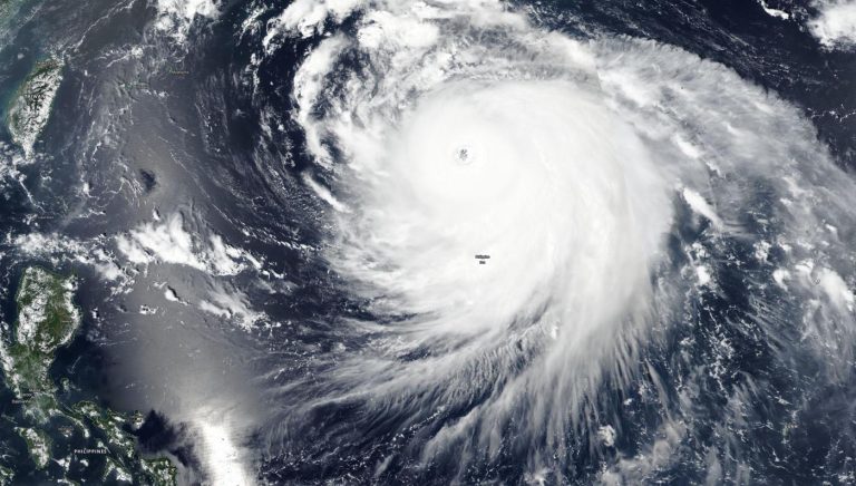 NASA-NOAA’s Suomi NPP satellite captured a visible image of Super Typhoon Haishen moving through the Philippine Sea on Sept. 4. Credit: NASA Worldview, Earth Observing System Data and Information System (EOSDIS)
