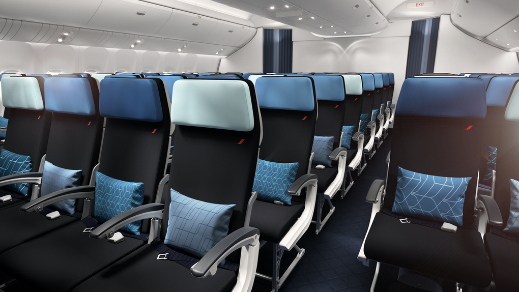 Les cabines du 777 d'Air France s'offrent un lifting pour les 75 ans de la compagnie