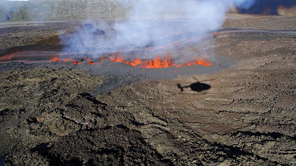 Photo: Observatoire Volcanologique du Piton de la Fournaise