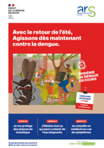 20 cas de dengue à La Réunion, restons vigilants avec le retour de l’été !
