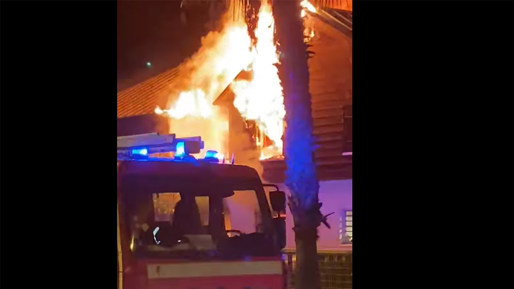 Un incendie à St-Leu fait un brûlé grave, 3 habitations détruites