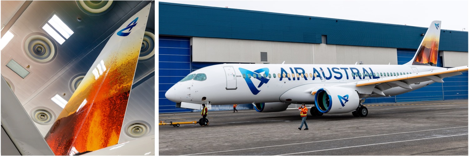 La Réunion s'affiche sur les nouveaux Airbus d'Air Austral