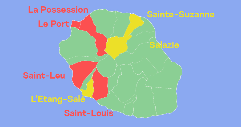Couvre-feu : Les taux d'incidence des communes menacées