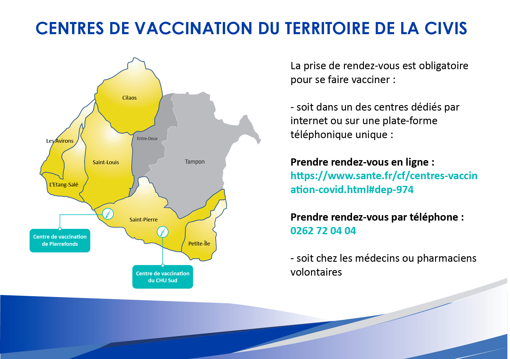 COVID-19 : Le nouveau centre de vaccination du Sud à l’aéroport de Pierrefonds