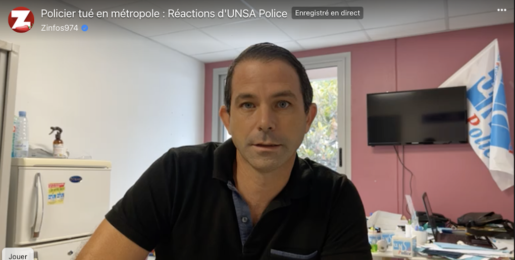 Vidéo - Syndicat UNSA Police : Mickaël Hoareau réagit au drame qui s'est produit à Avignon