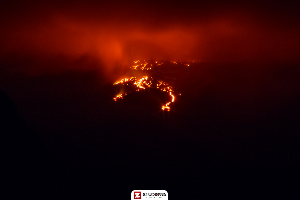 Photos : La coulée brille de mille feux dans les Grandes Pentes