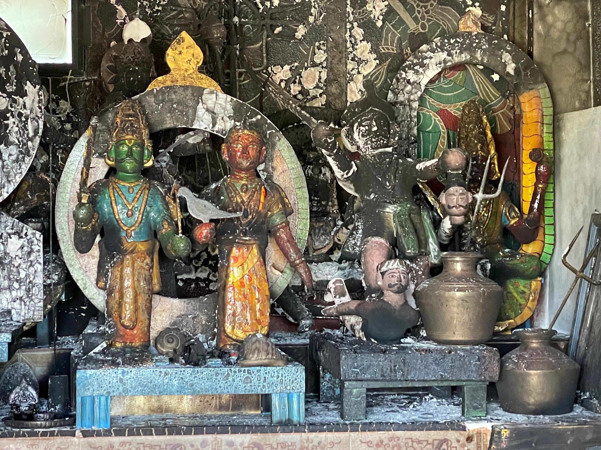 Temple hindou vandalisé : Fin de garde à vue pour le suspect