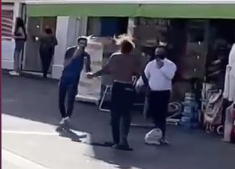Capture d'écran de la vidéo de l'agression
