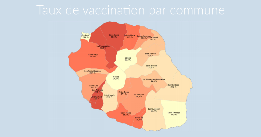 Covid : La couverture vaccinale par commune