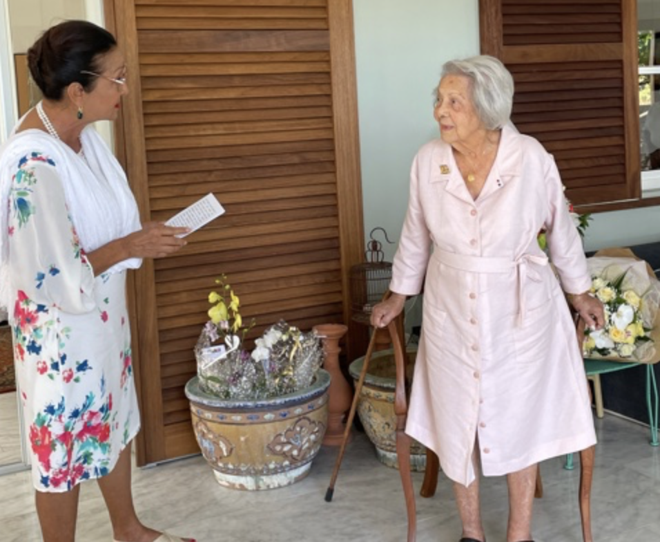 La résistante Marguerite Jauzelon fête ses 104 ans