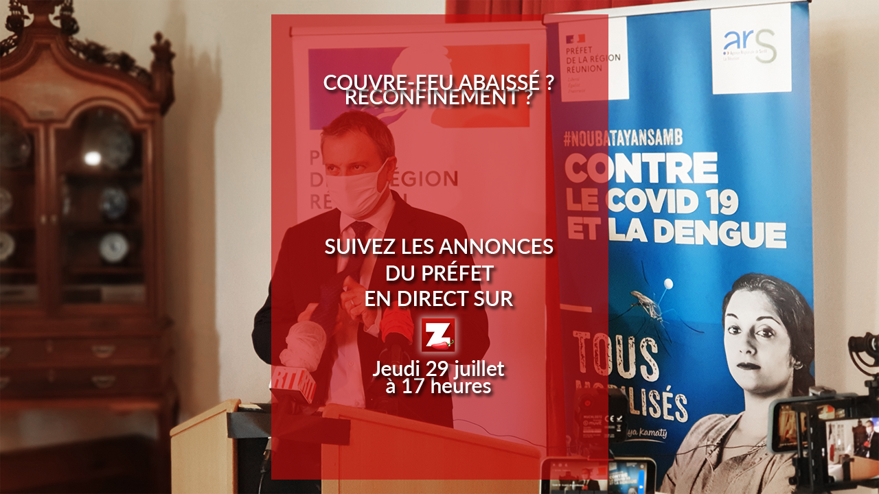 Covid à La Réunion : Le préfet s'exprime ce jeudi à 17 heures