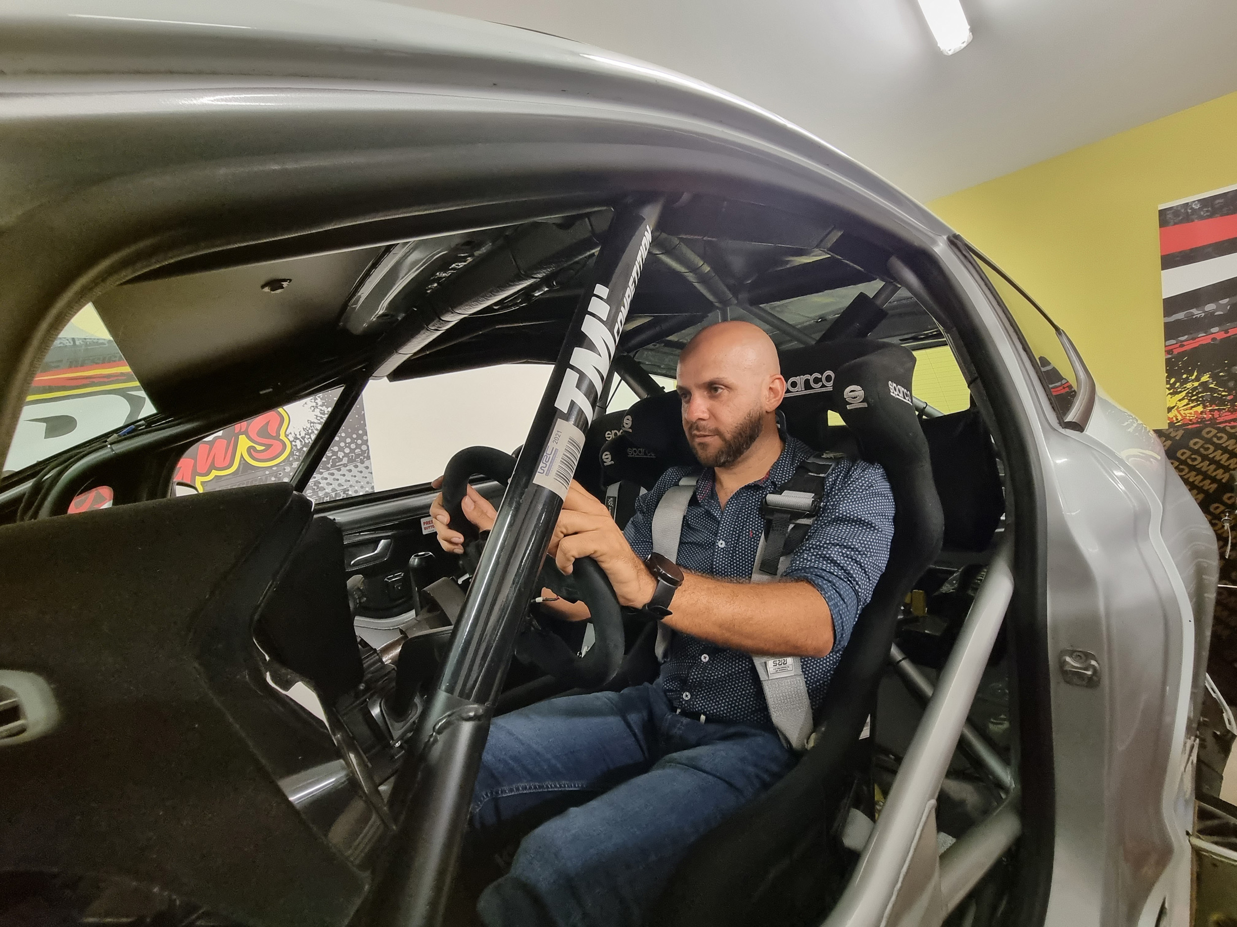 Loïc Bellus à bord de la Fiesta Rally4