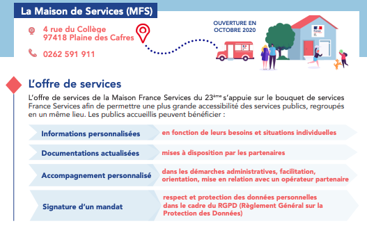 Inauguration de la Maison France Services de la Plaine des Cafres