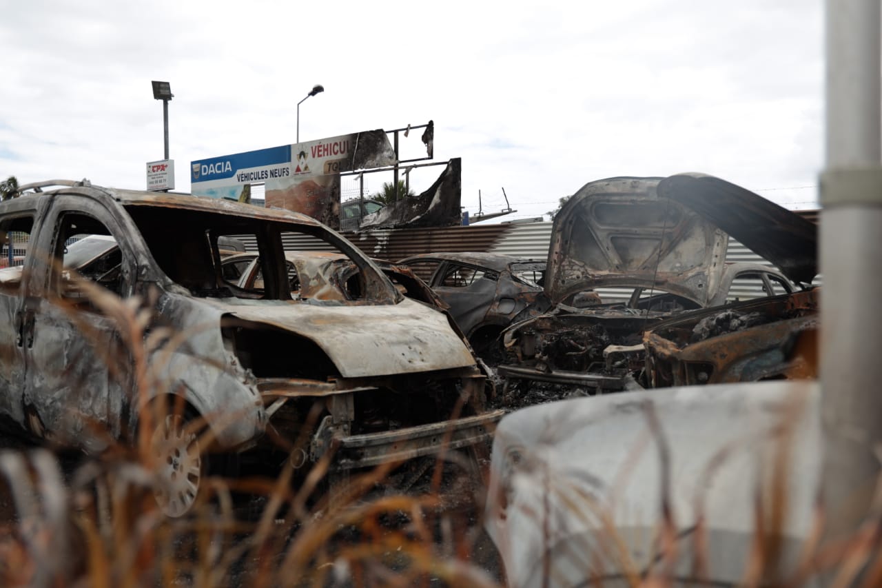 La concession auto de Bras Panon subit son troisième incendie en trois ans
