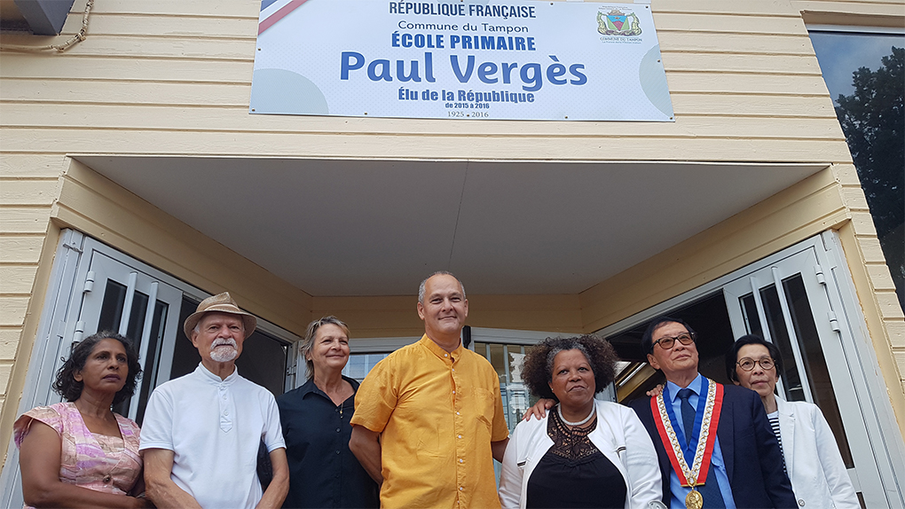 L’école Champcourt rebaptisée école Paul Vergès : TAK verse une larme