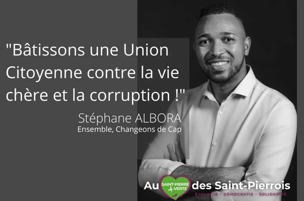 Stéphane Albora : "Bâtissons une union citoyenne contre la vie chère et la corruption"