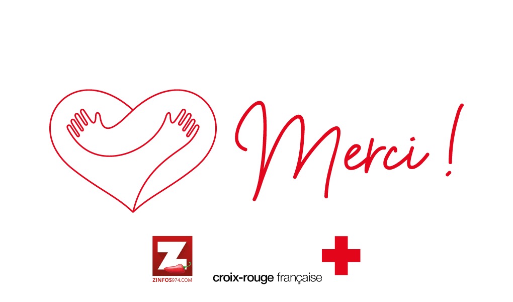 Cagnotte de Zinfos974 pour la Croix-Rouge : Plus de 7.000 euros pour les sinistrés