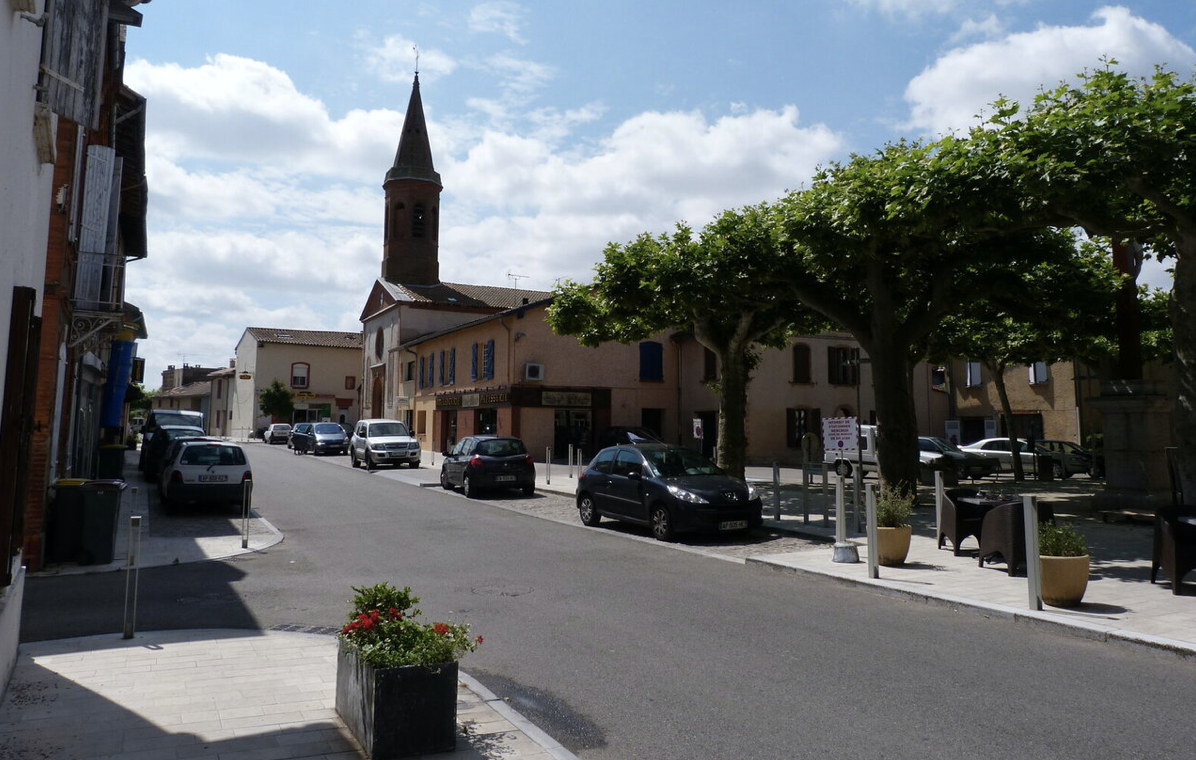La ville d'Albias dans le Tarn et Garonne