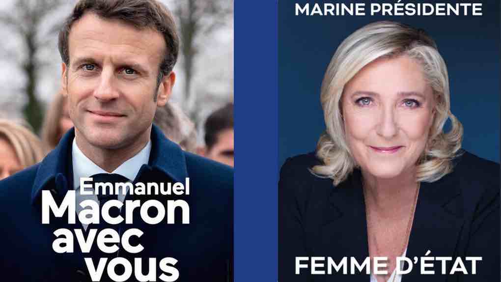Présidentielle : Marine Le Pen talonne Emmanuel Macron à l'issue du 1er tour