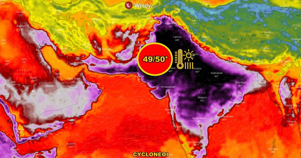 ​Chaleur extrême au Paskistan, 50°C attendu par endroit samedi