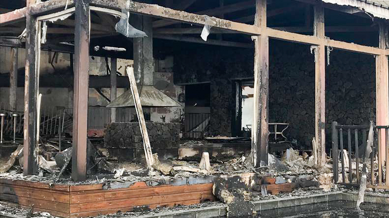 Incendie au Diana Dea Lodge : Des clients ont dû fuir "par la campagne"