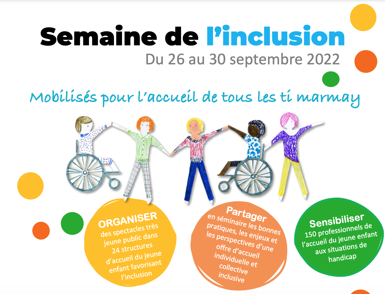 Semaine de l’inclusion : "Mobilisés pour tous les ti marmay"