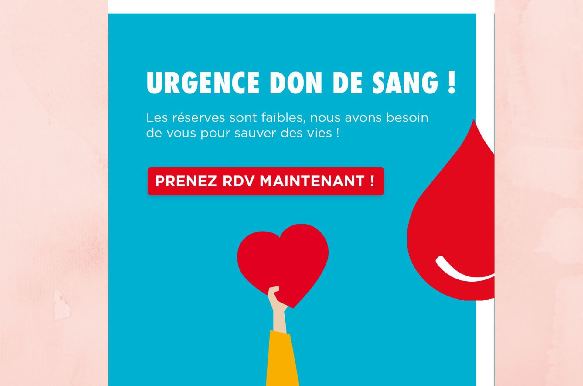 Collecte de don de sang au Port