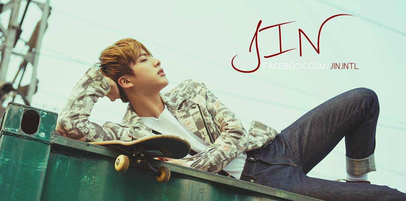 Capture d'écran page Facebook de Jin (BTS)