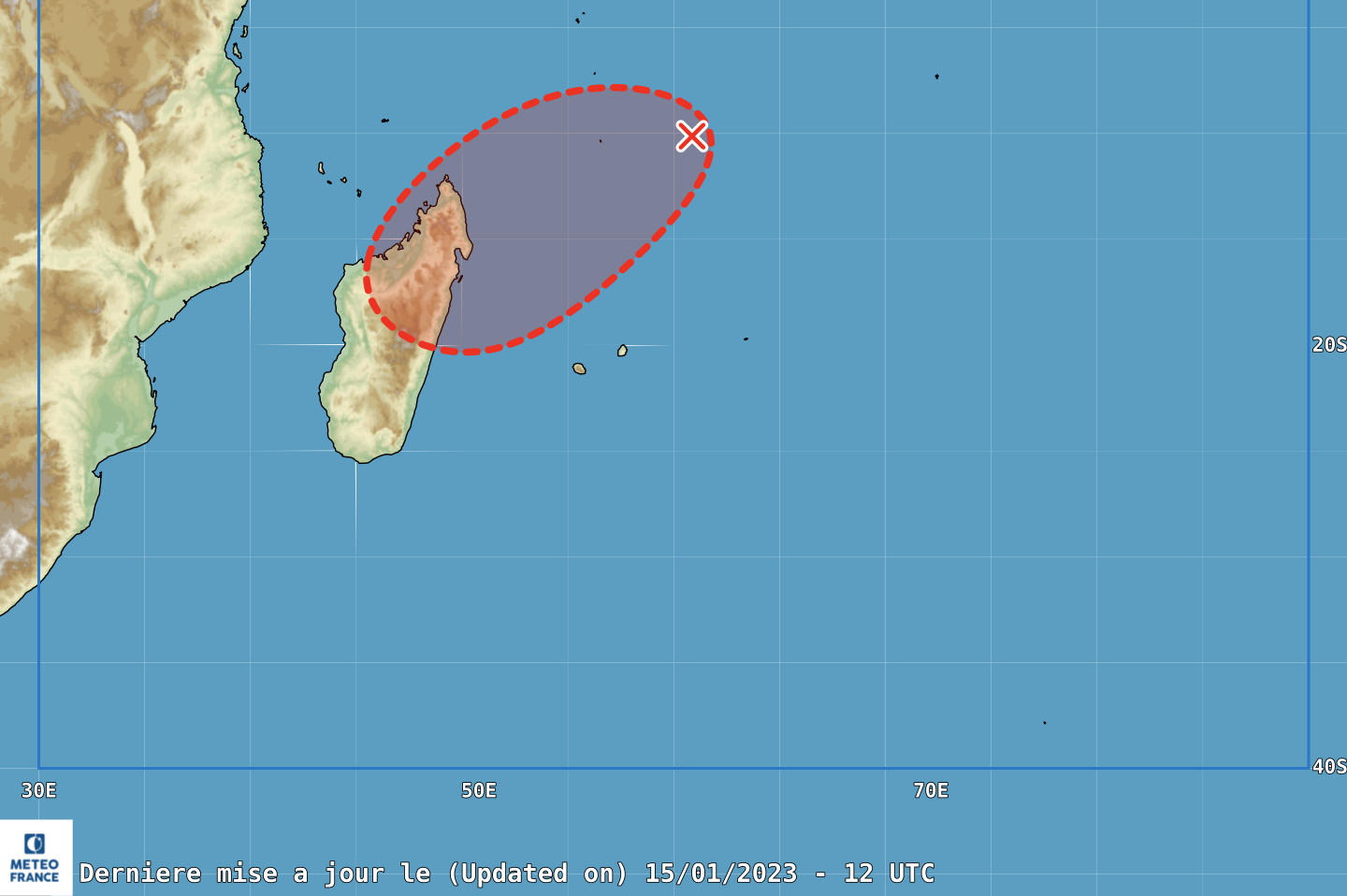 Une tempête tropicale devrait se former au nord de Madagascar puis pourrait concerner les Mascareignes