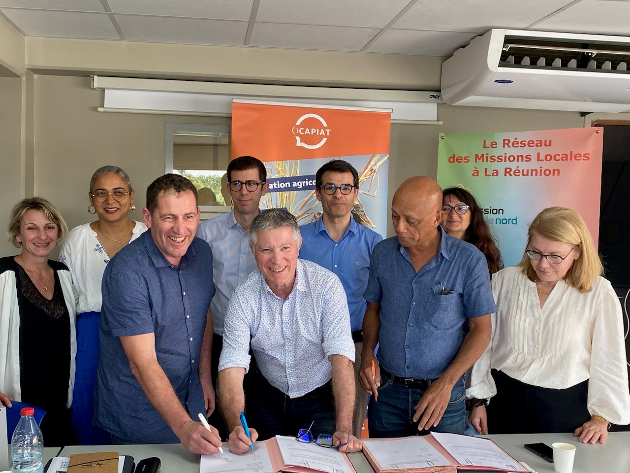 Signature d’une convention de partenariat à l’Ile de la Réunion entre l’Opérateur de compétences OCAPIAT et l’Association Régionale des Missions Locales