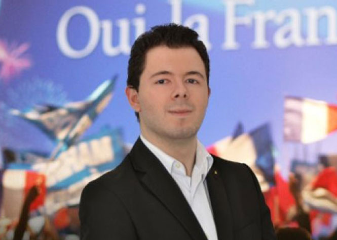 Adrien Desport, directeur de campagne durant les dernières élections départementales de mars 2015 du FN dans le 77