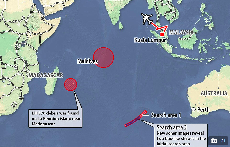 Australie: Des images sonar montrent des débris provenant peut-être du MH370