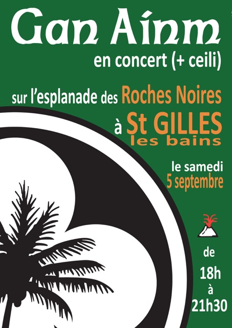 Gan Ainm et Ceili en concert aux Roches Noires le 5 septembre