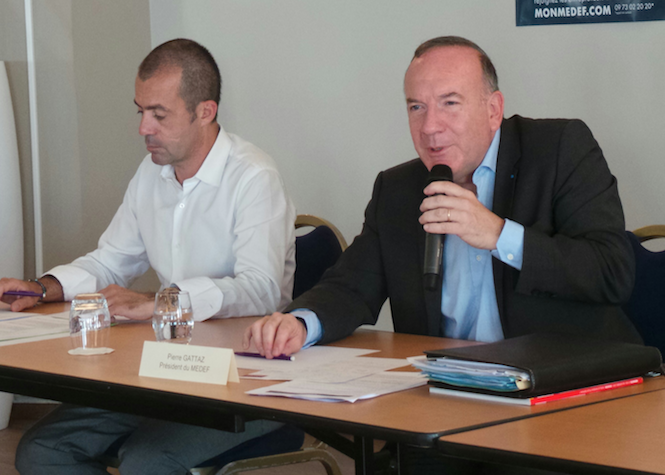 Pierre Gattaz, président du Medef, voit des opportunités pour La Réunion