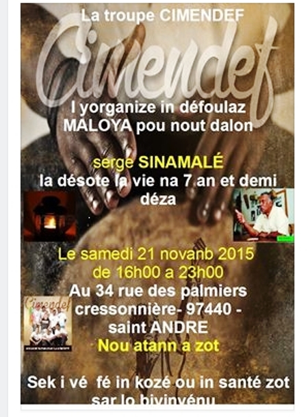 Lomaz pou Serge Sinamalé èk Cimendef