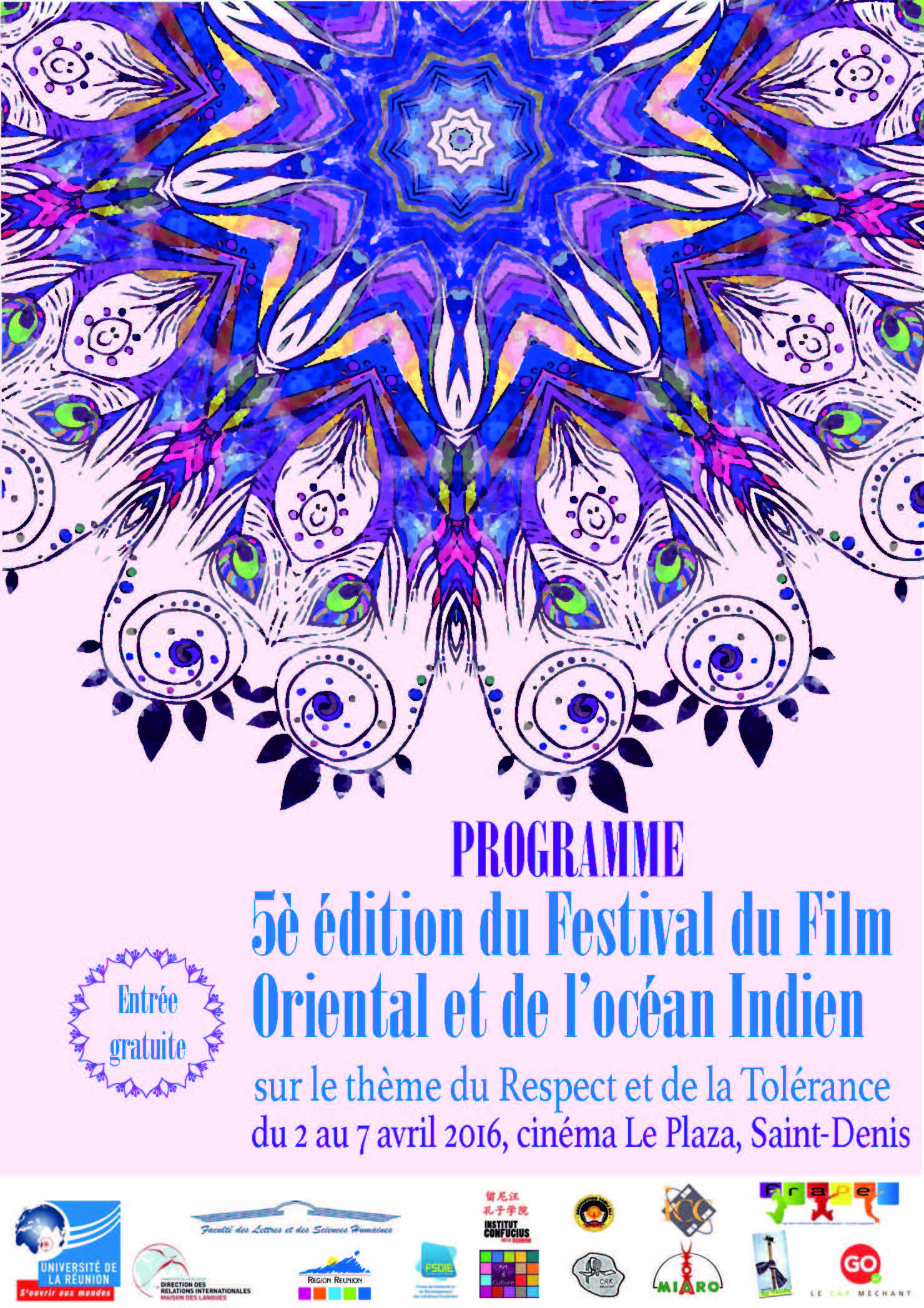 5ème édition du festival du film oriental et de l'Océan indien du 2 au 7 avril